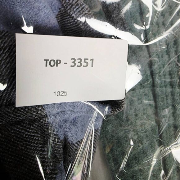 Maurices Blue Brown Plaid Button Front Hoodie Shirt 2X - Picture 6 of 6